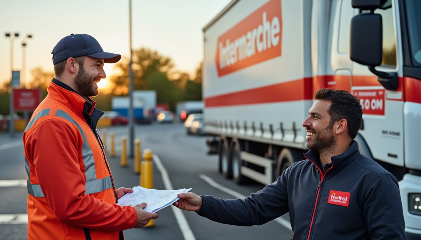 Illustration: Comprendre la location de camion benne chez Intermarché : un service accessible à tous