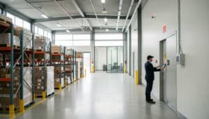 Alarme pour entrepôt de stockage: zones à sécuriser