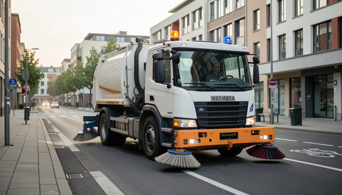 Balayeuse de voirie sur camion : usages et choix