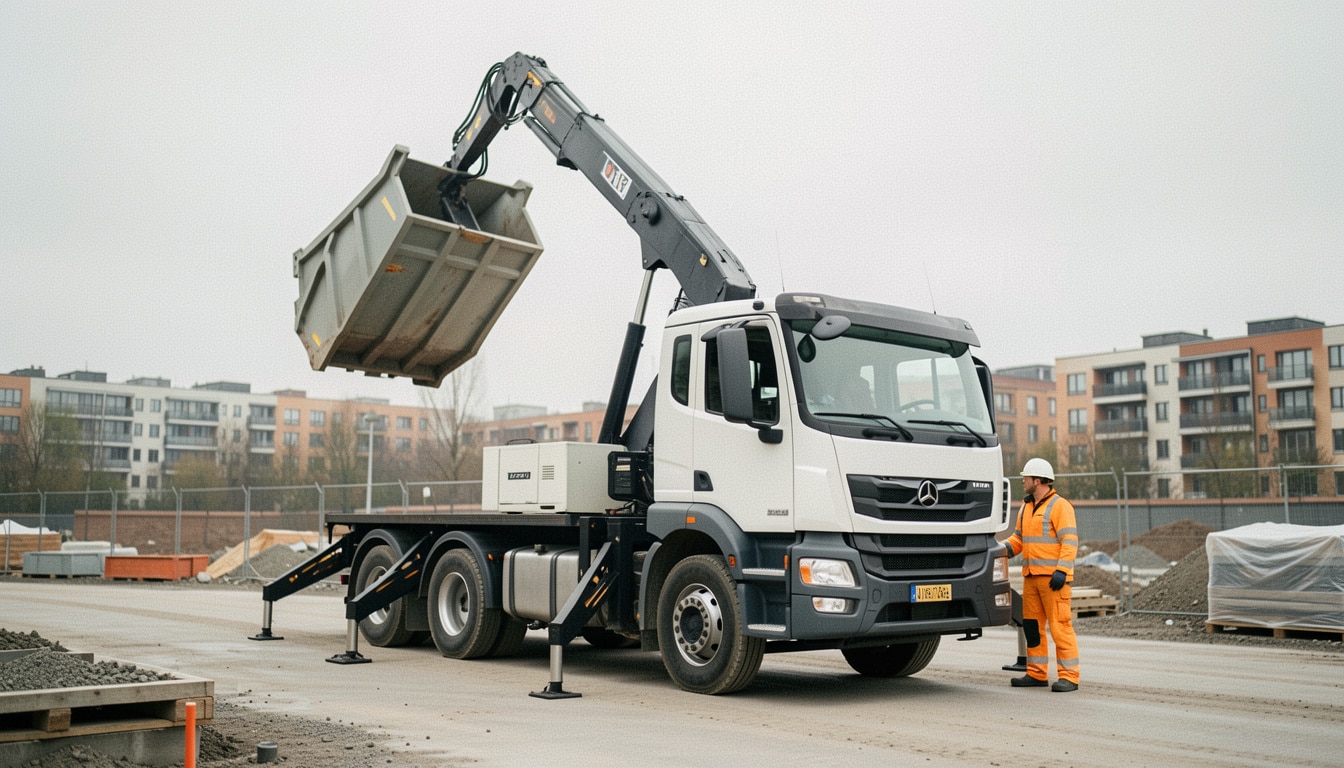 Camion à bras de levage : usages, capacité et accès
