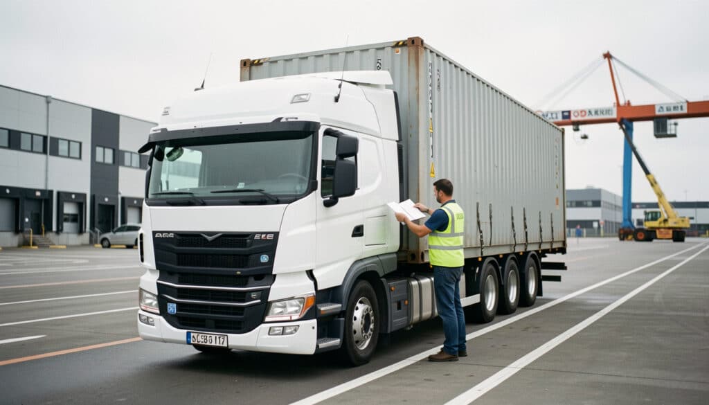 Transport de conteneurs par camion : prix et conseils
