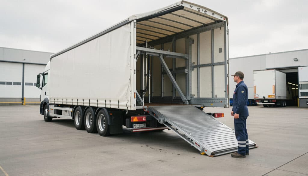 Comment fonctionne un camion à fond mouvant ?