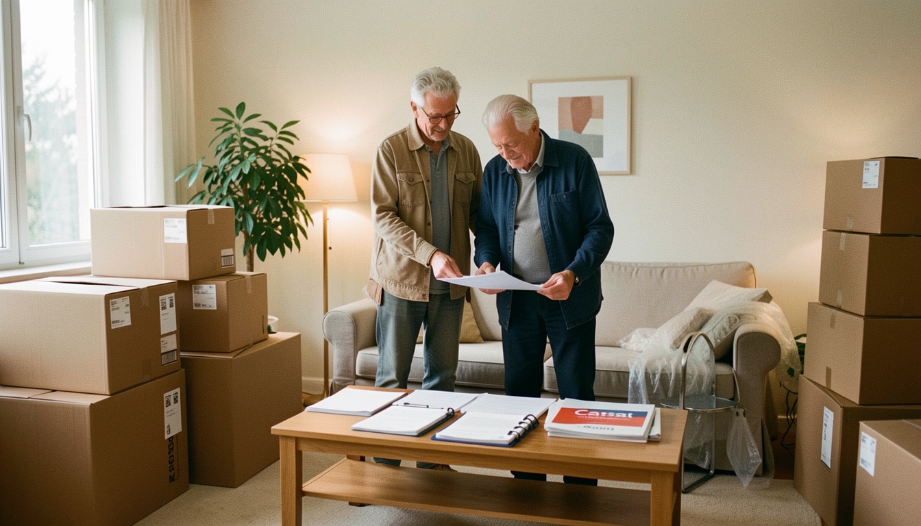 Aide au déménagement à la retraite avec la Carsat
