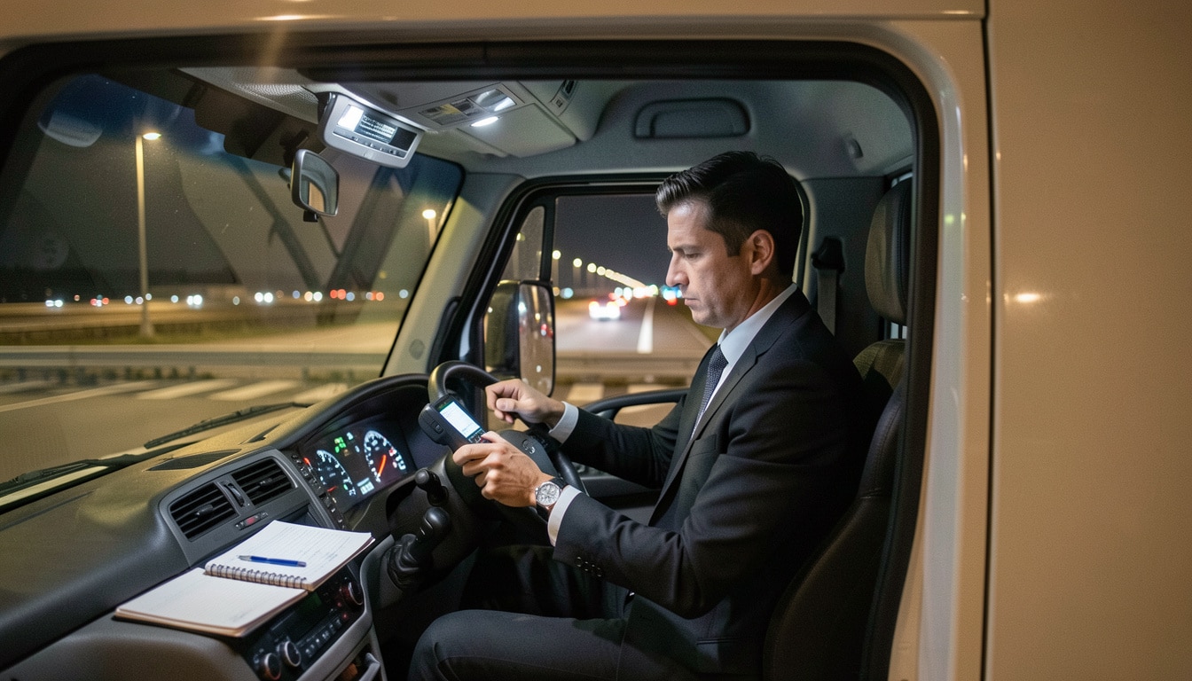 Amplitude du chauffeur routier de nuit : les limites