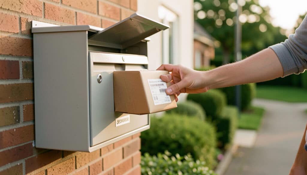 Envoyer un colis depuis sa boîte aux lettres